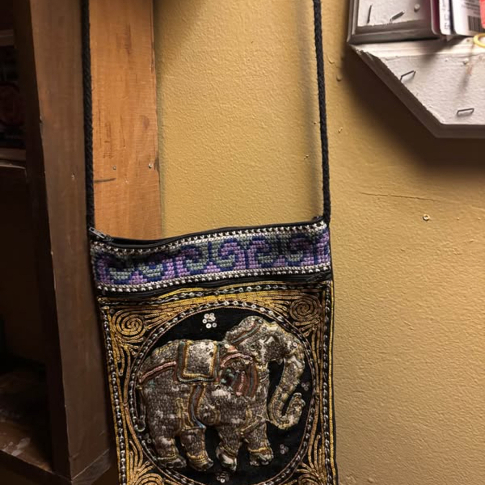 Elephant cross body bag